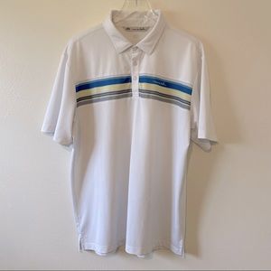 Travis Mathew Stripe Polo XL